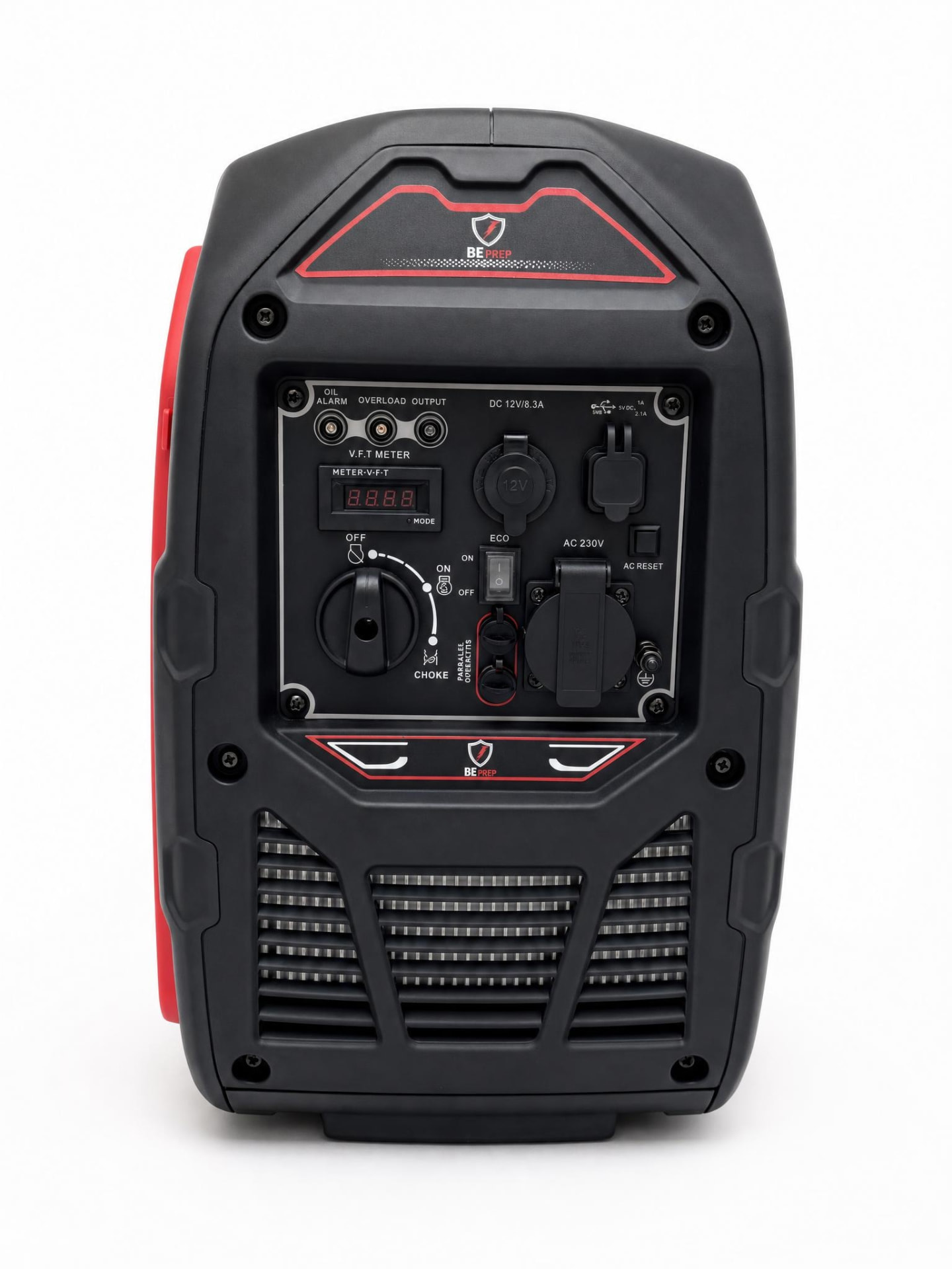 Bedieningspaneel van de BePrep SK4000iS inverter generator